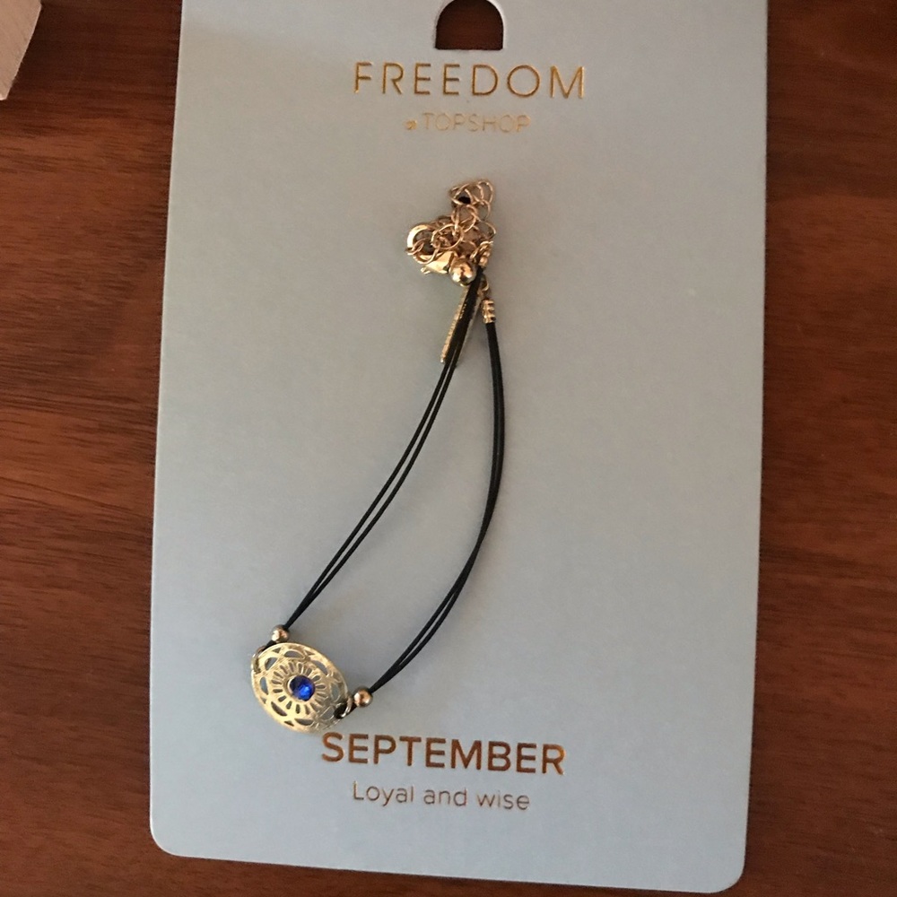 New w/ tags Freedom at Topshop Birthstone Bracelet